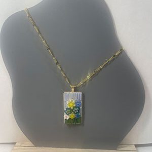 Micro Mosaic Necklace